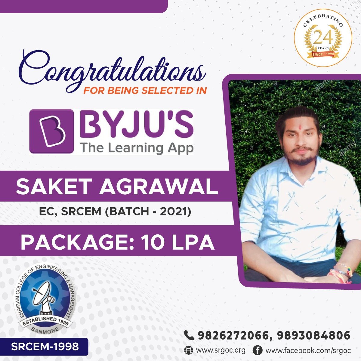 saket agarawal Placement